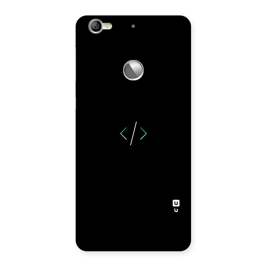 Minimal Dark Coding Back Case for LeTV Le 1s