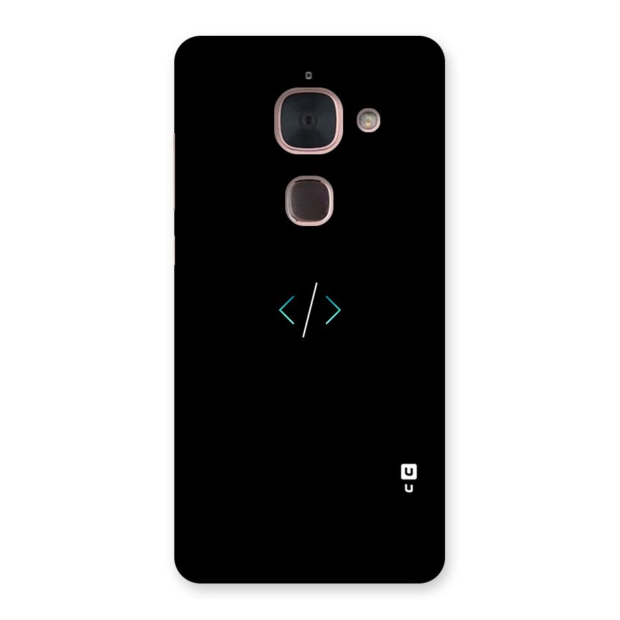Minimal Dark Coding Back Case for Le Max 2