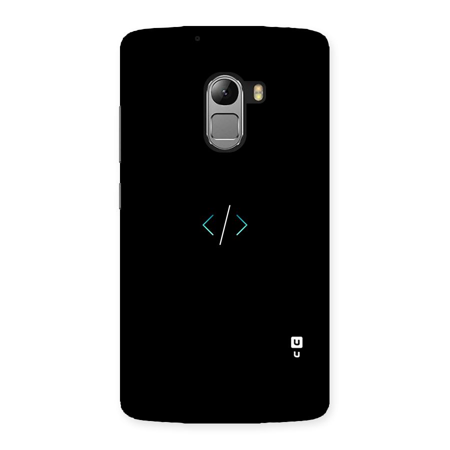 Minimal Dark Coding Back Case for Lenovo K4 Note