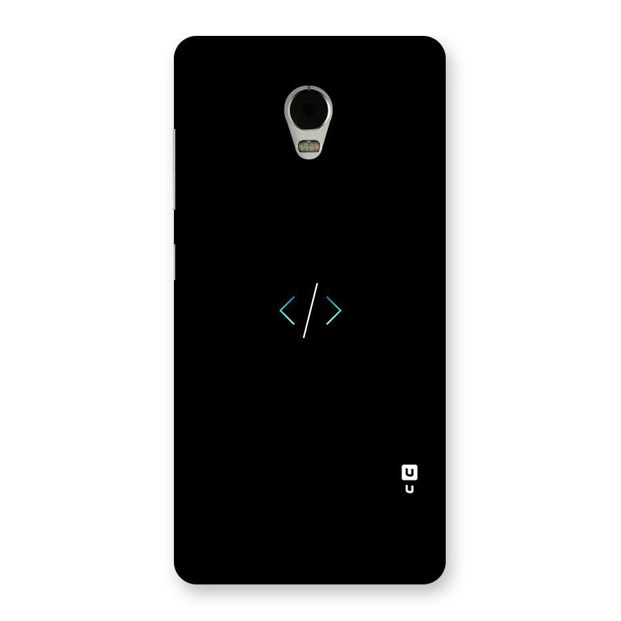 Minimal Dark Coding Back Case for Lenovo Vibe P1