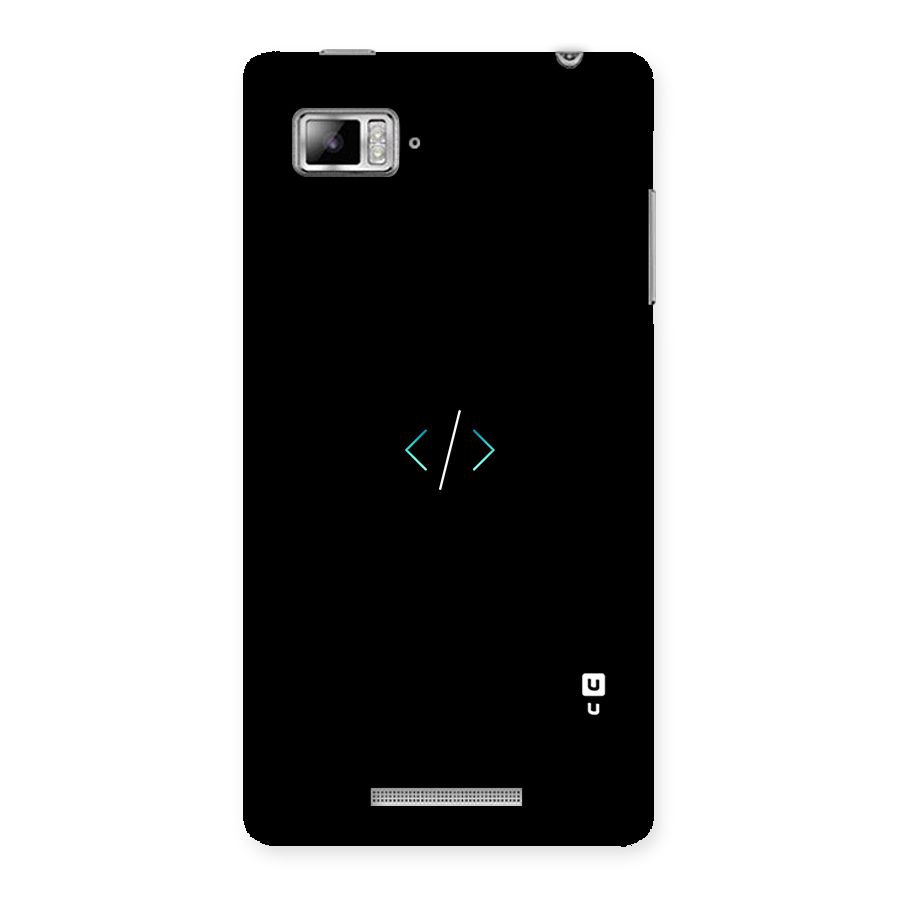 Minimal Dark Coding Back Case for Lenovo Vibe Z K910