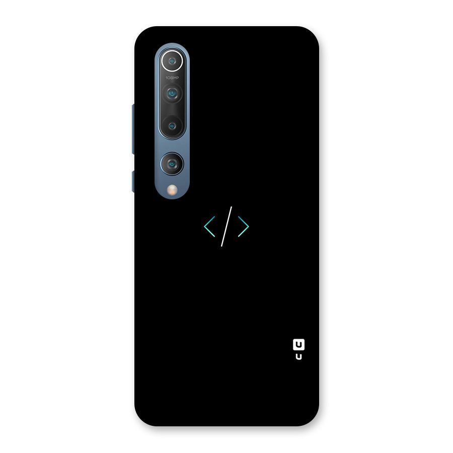 Minimal Dark Coding Back Case for Mi 10