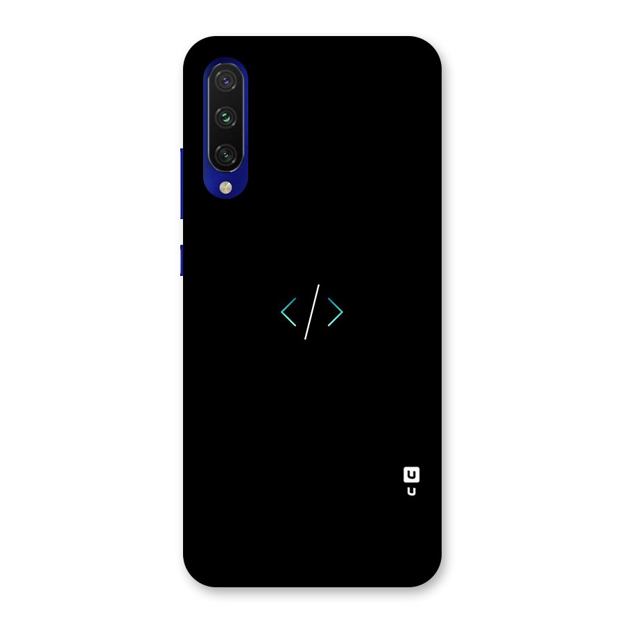 Minimal Dark Coding Back Case for Mi A3