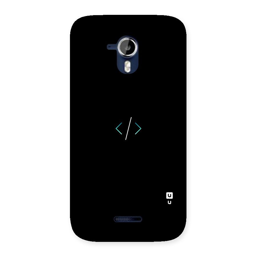 Minimal Dark Coding Back Case for Micromax Canvas Magnus A117