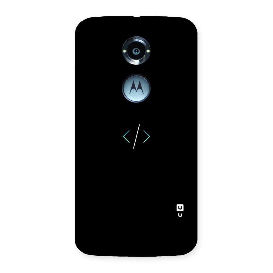 Minimal Dark Coding Back Case for Moto X 2nd Gen