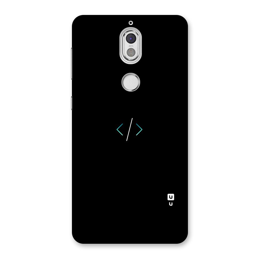 Minimal Dark Coding Back Case for Nokia 7