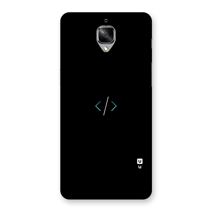 Minimal Dark Coding Back Case for OnePlus 3