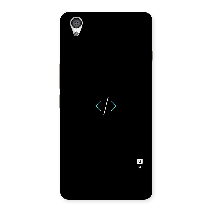Minimal Dark Coding Back Case for OnePlus X