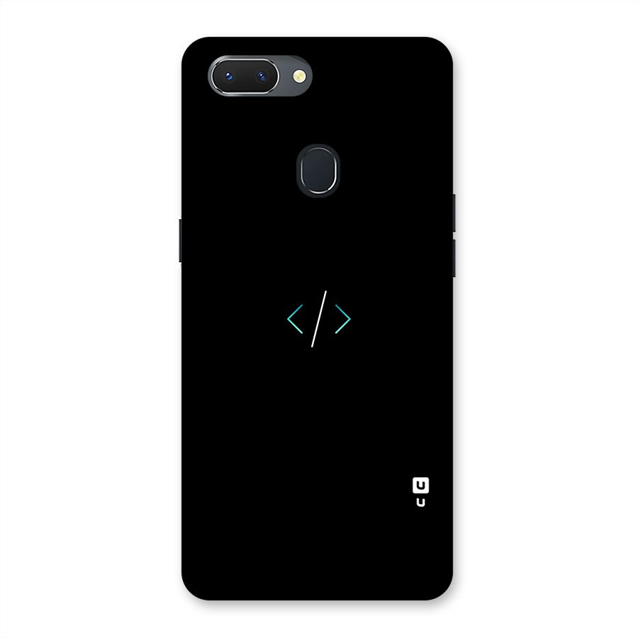 Minimal Dark Coding Back Case for Oppo Realme 2