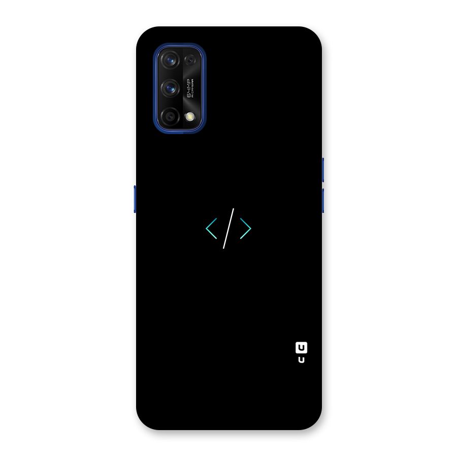 Minimal Dark Coding Back Case for Realme 7 Pro