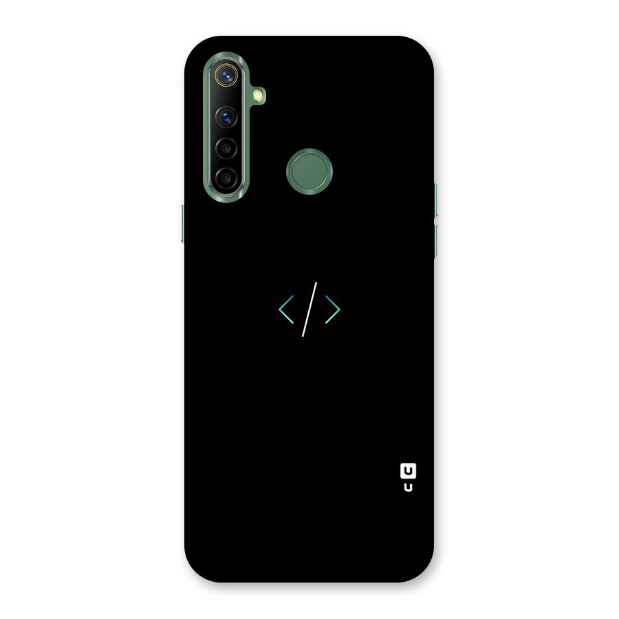 Minimal Dark Coding Back Case for Realme Narzo 10