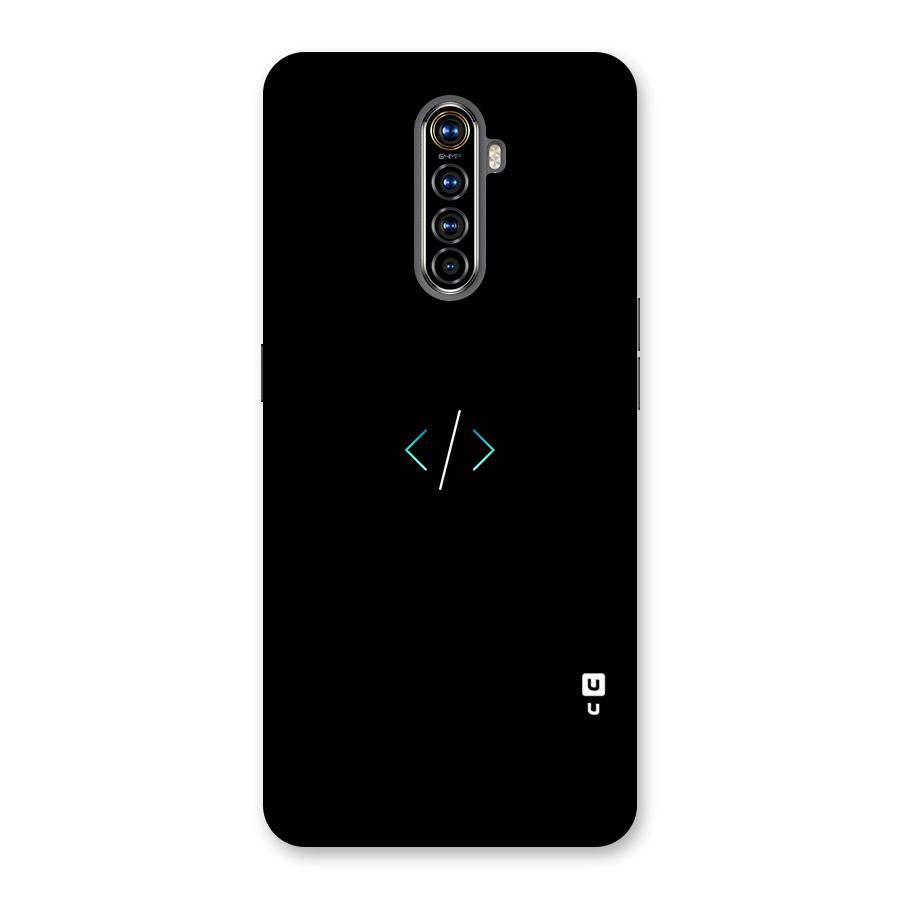 Minimal Dark Coding Back Case for Realme X2 Pro