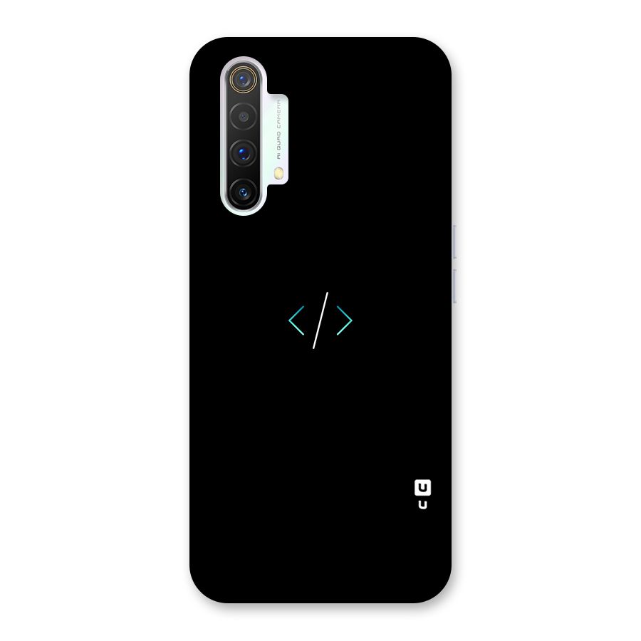 Minimal Dark Coding Back Case for Realme X3