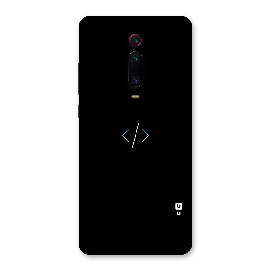 Minimal Dark Coding Back Case for Redmi K20 Pro