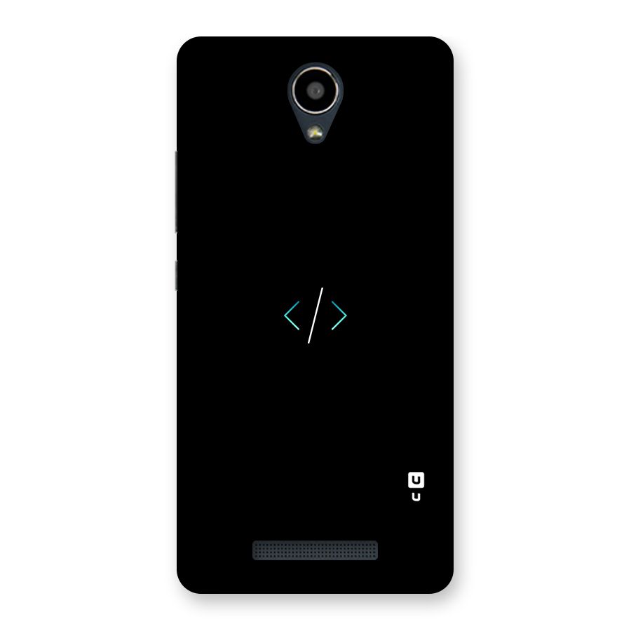 Minimal Dark Coding Back Case for Redmi Note 2