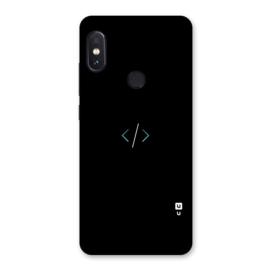 Minimal Dark Coding Back Case for Redmi Note 5 Pro