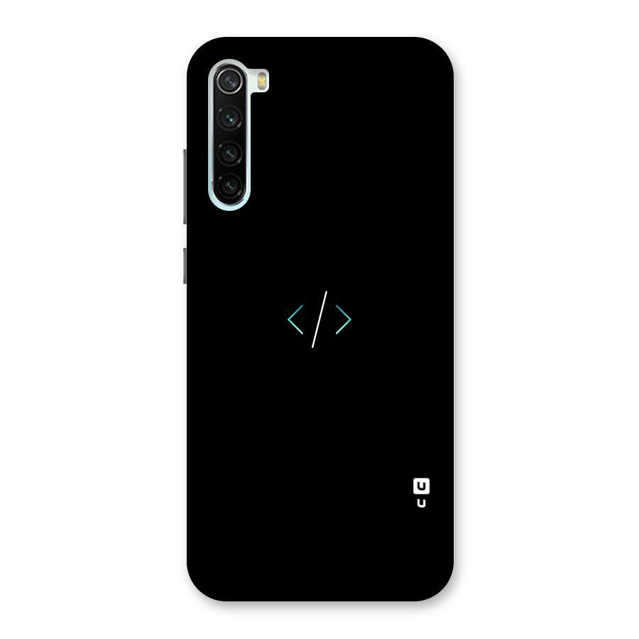 Minimal Dark Coding Back Case for Redmi Note 8
