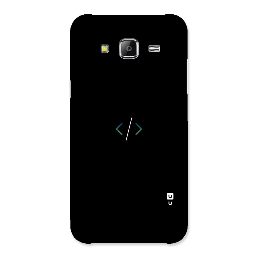 Minimal Dark Coding Back Case for Samsung Galaxy J2 Prime