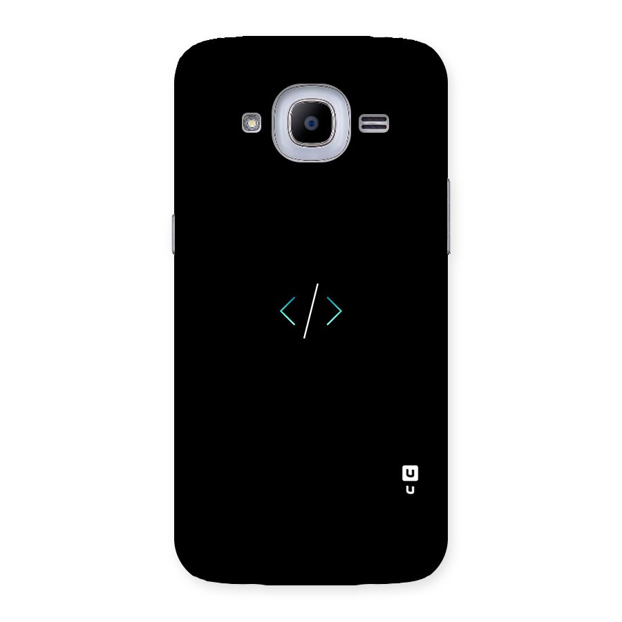 Minimal Dark Coding Back Case for Samsung Galaxy J2 Pro