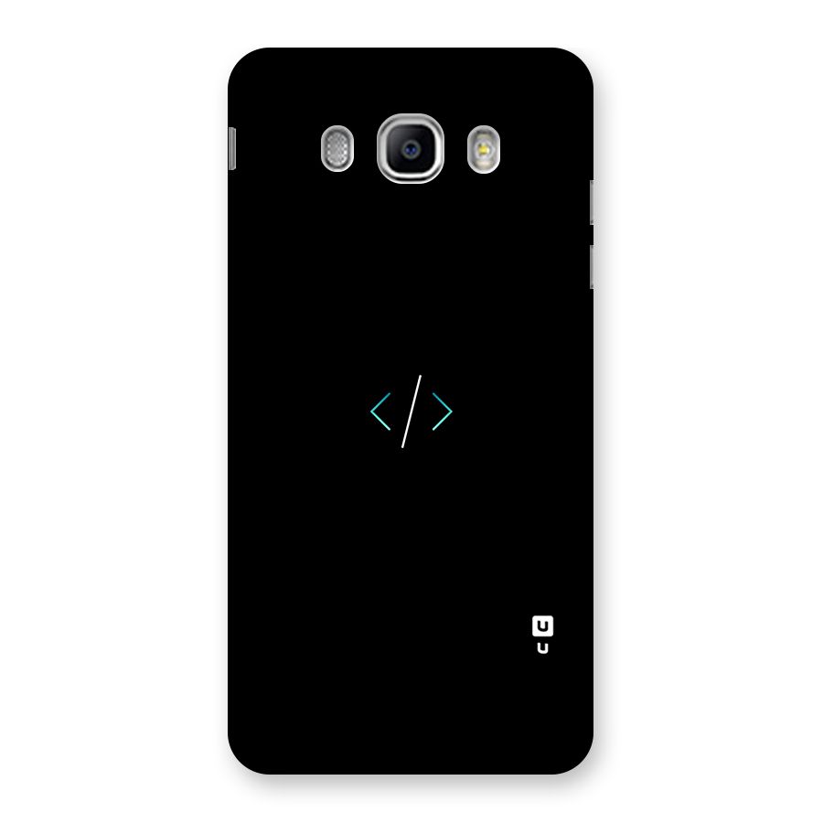 Minimal Dark Coding Back Case for Samsung Galaxy J5 2016