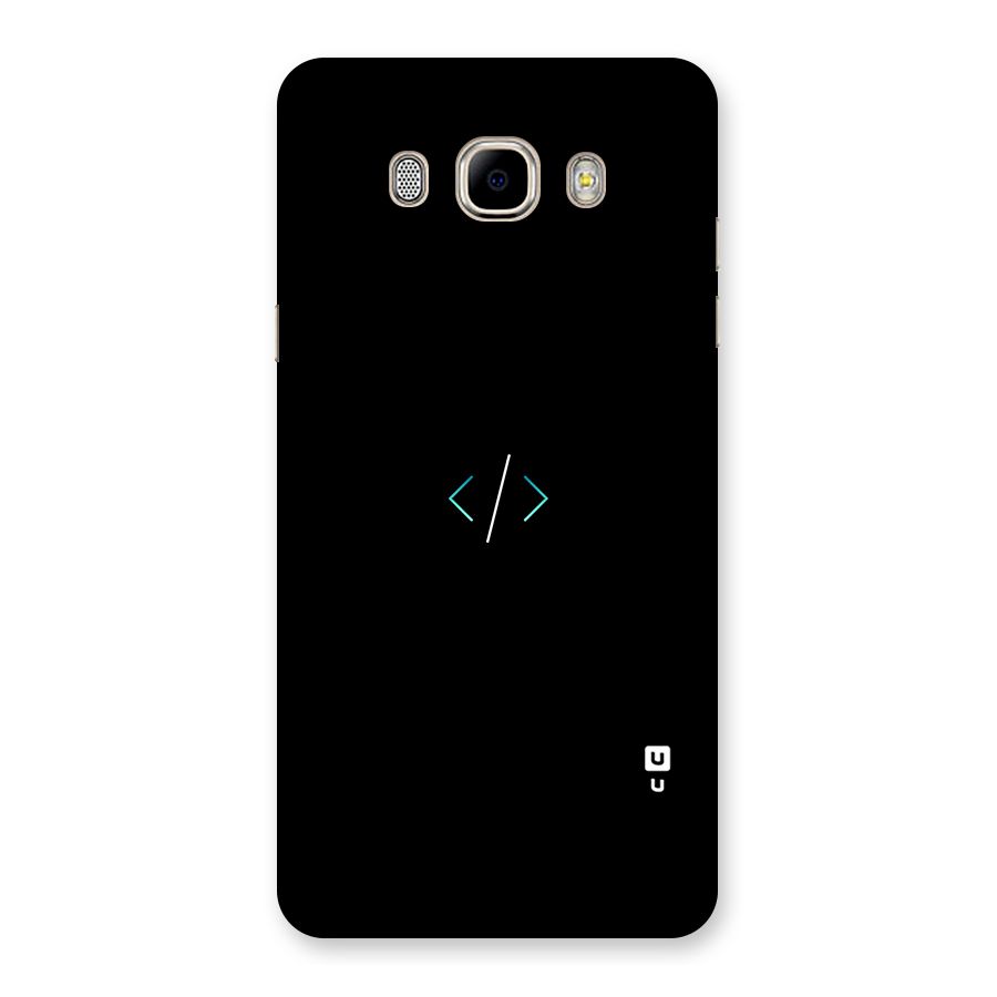 Minimal Dark Coding Back Case for Samsung Galaxy J7 2016