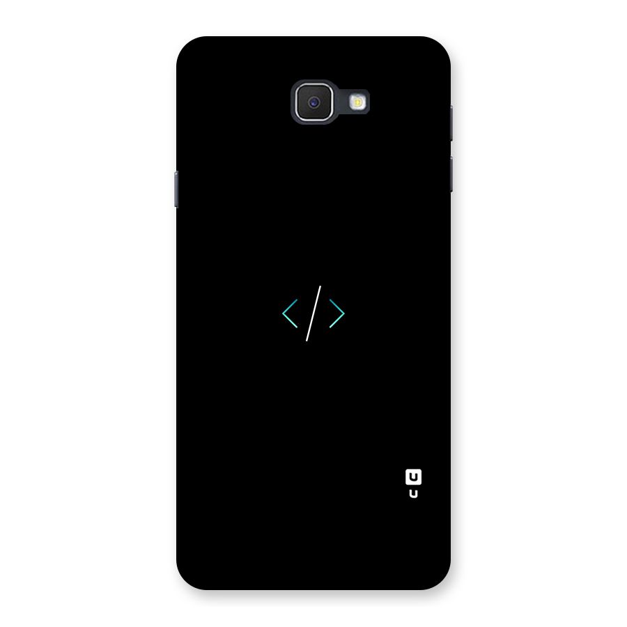 Minimal Dark Coding Back Case for Samsung Galaxy J7 Prime