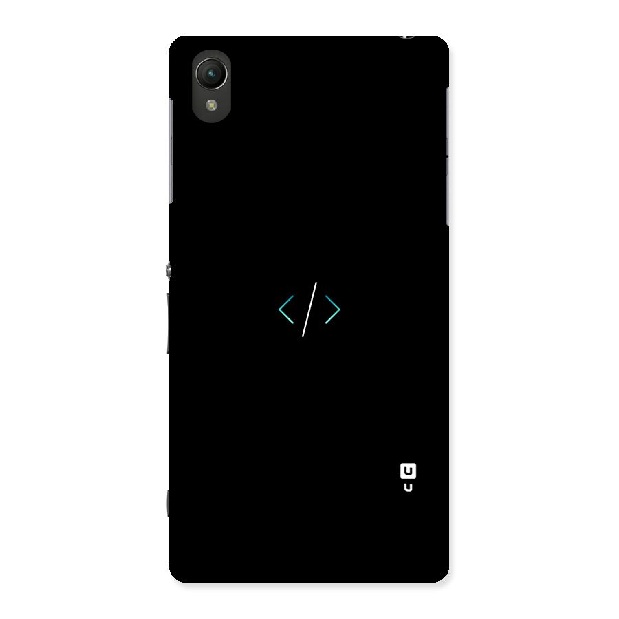 Minimal Dark Coding Back Case for Sony Xperia Z2
