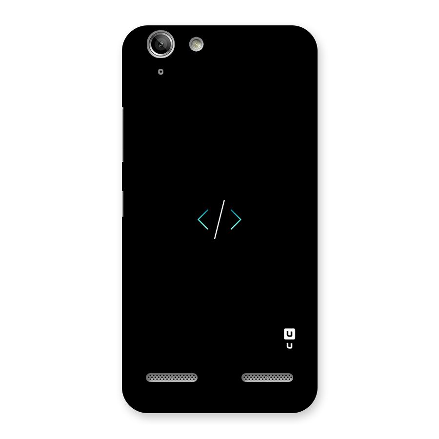 Minimal Dark Coding Back Case for Vibe K5 Plus