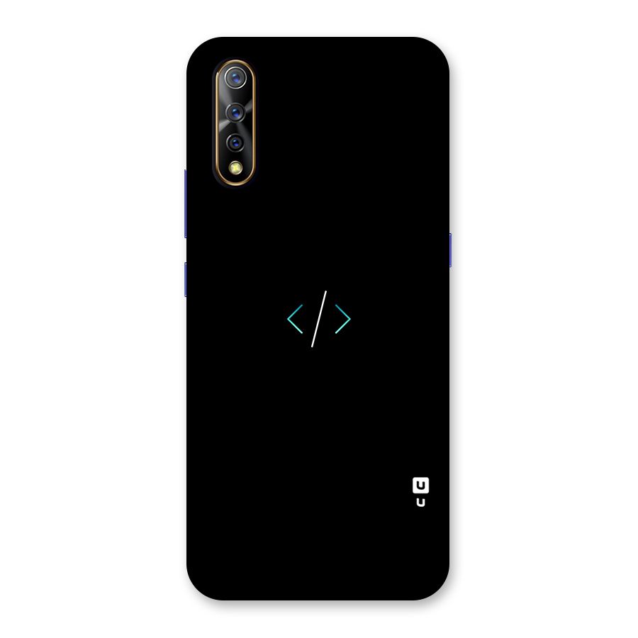 Minimal Dark Coding Back Case for Vivo S1