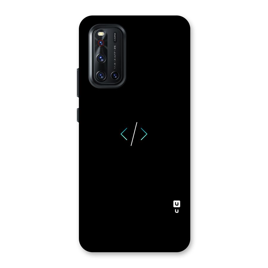 Minimal Dark Coding Back Case for Vivo V19