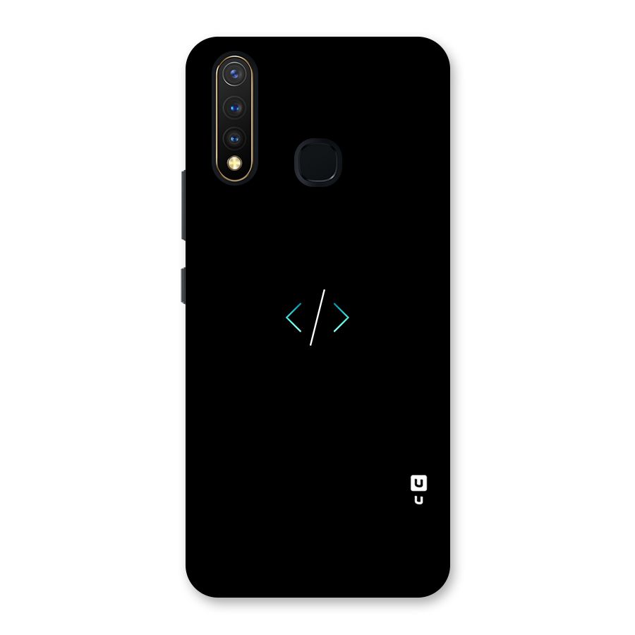 Minimal Dark Coding Back Case for Vivo Y19