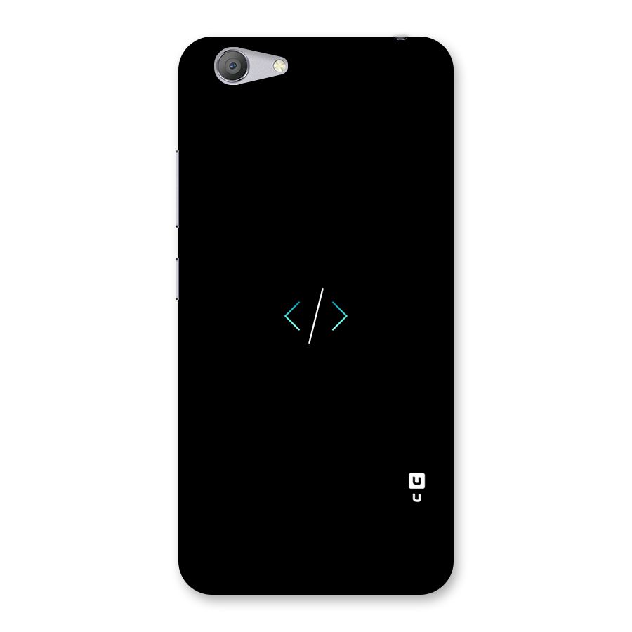 Minimal Dark Coding Back Case for Vivo Y53