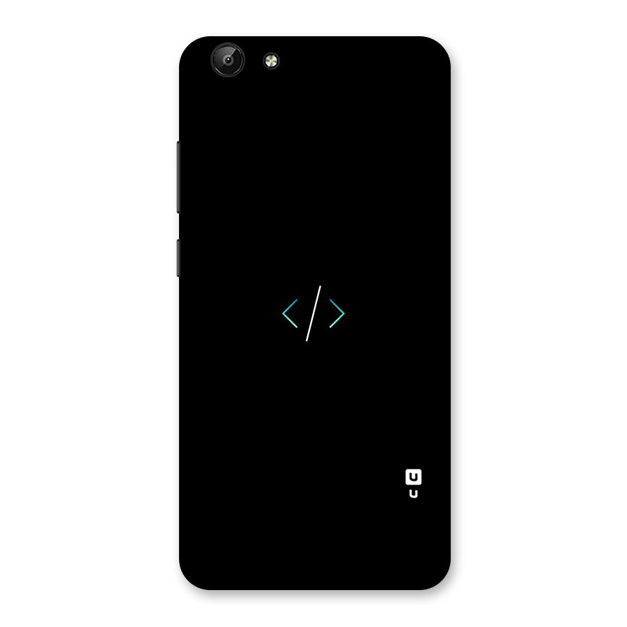 Minimal Dark Coding Back Case for Vivo Y69
