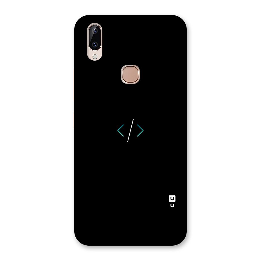 Minimal Dark Coding Back Case for Vivo Y83 Pro