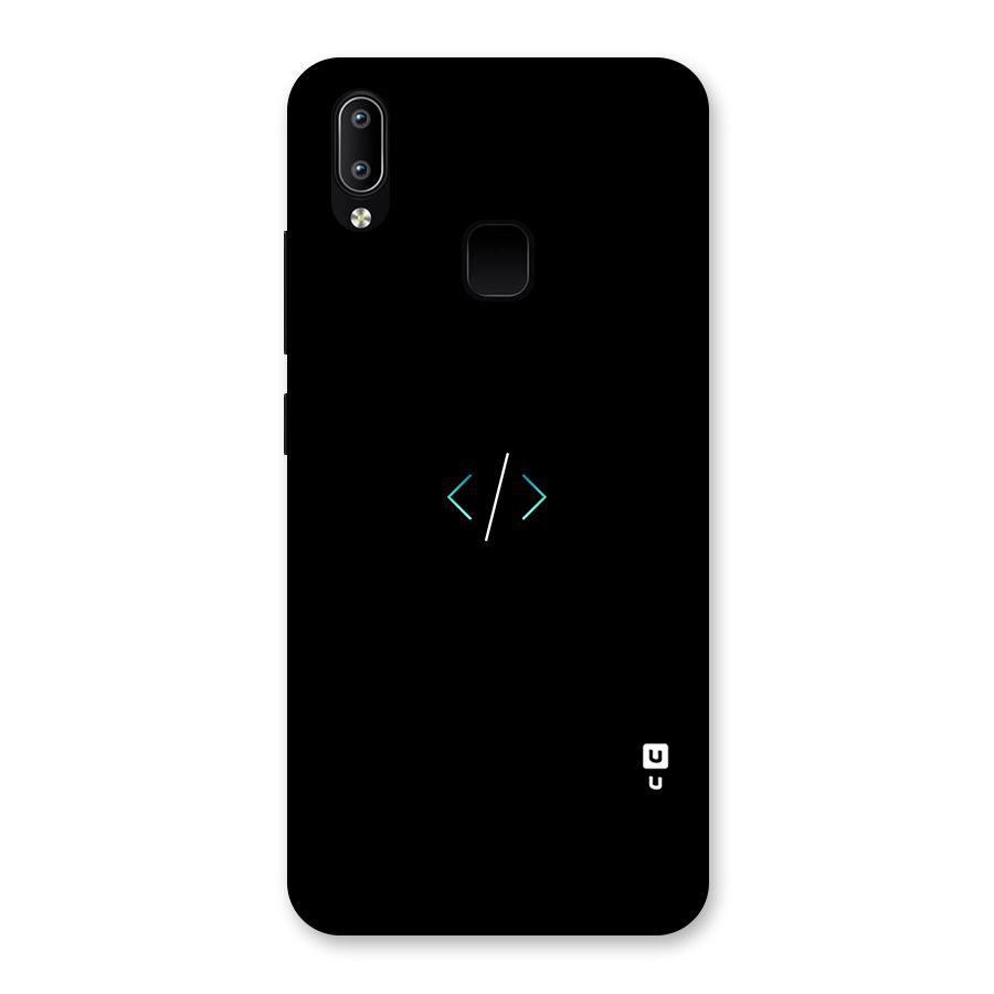 Minimal Dark Coding Back Case for Vivo Y93