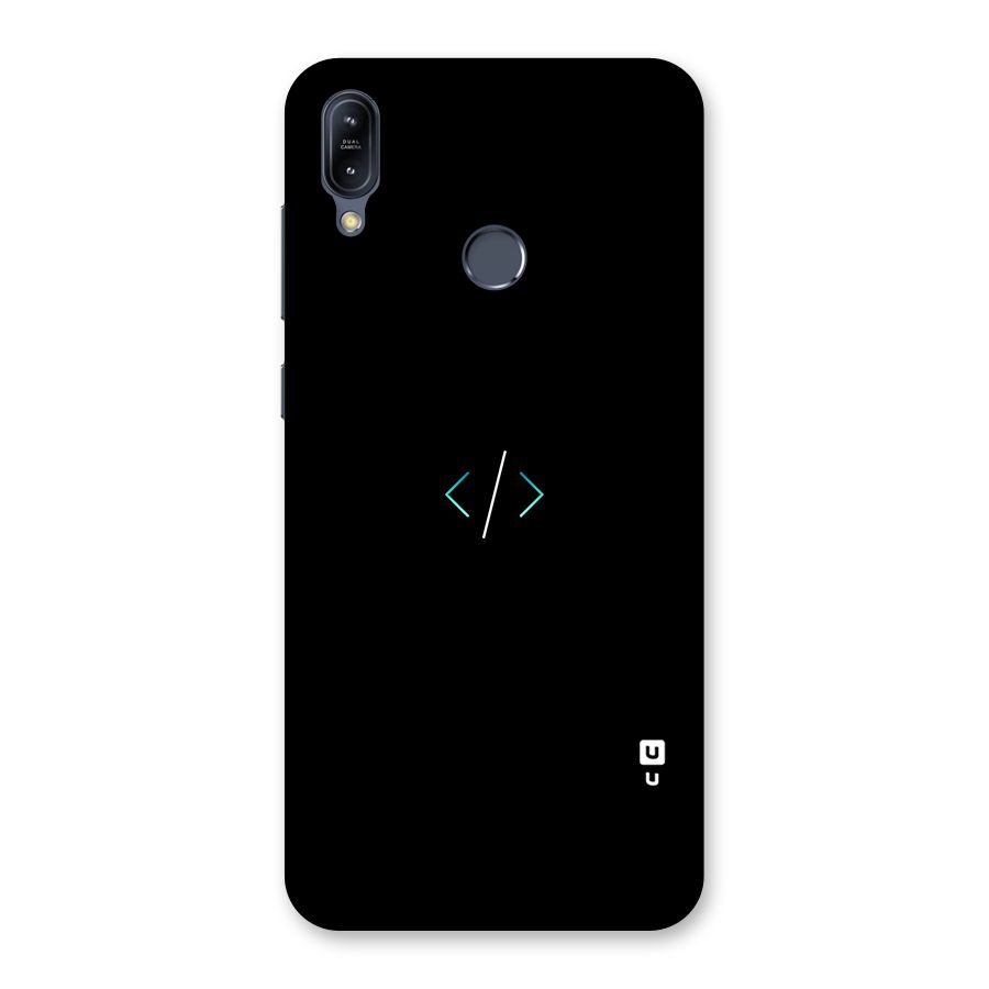 Minimal Dark Coding Back Case for Zenfone Max M2