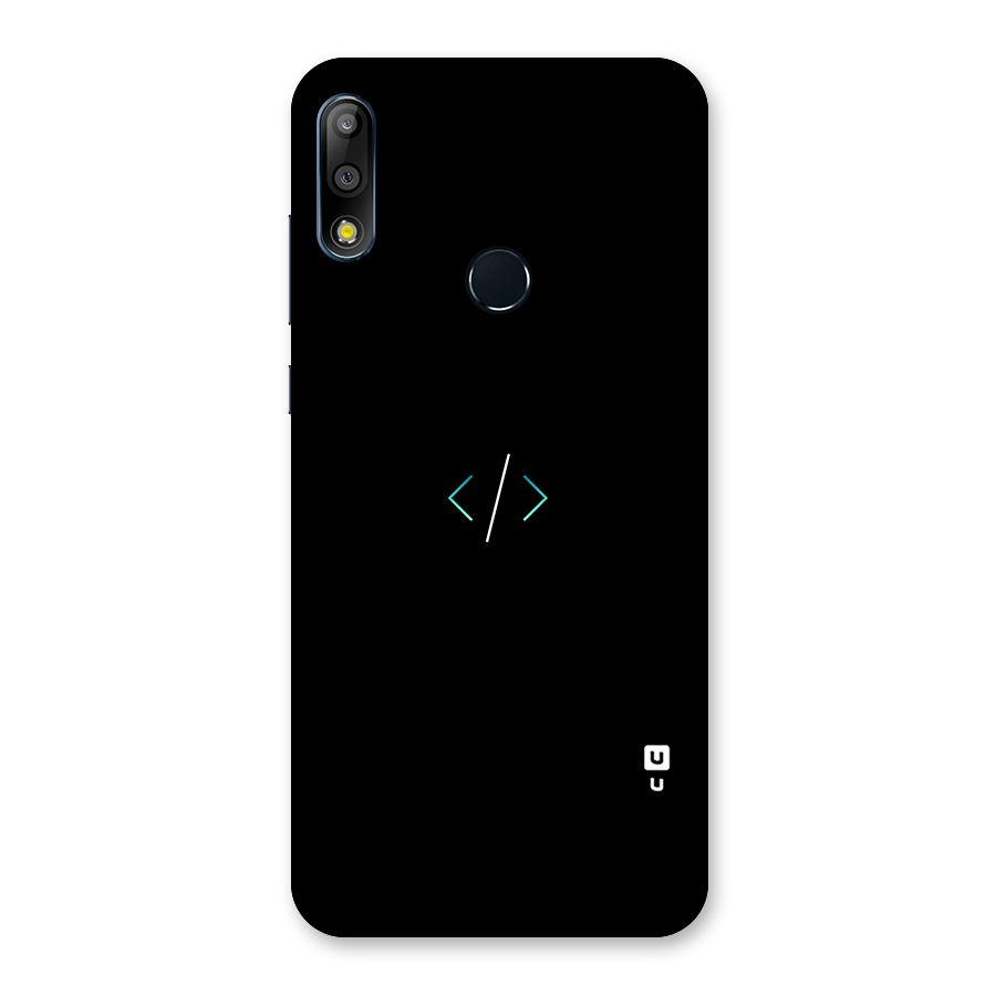 Minimal Dark Coding Back Case for Zenfone Max Pro M2