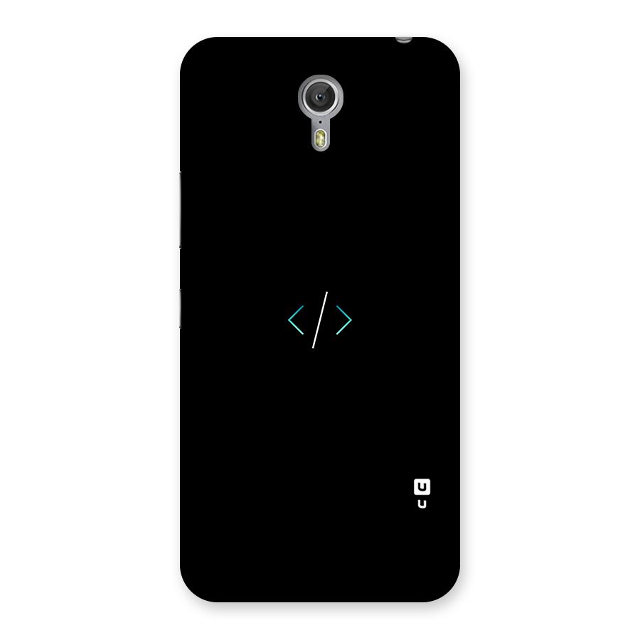 Minimal Dark Coding Back Case for Zuk Z1
