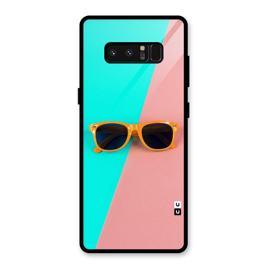 Minimal Glasses Glass Back Case for Galaxy Note 8