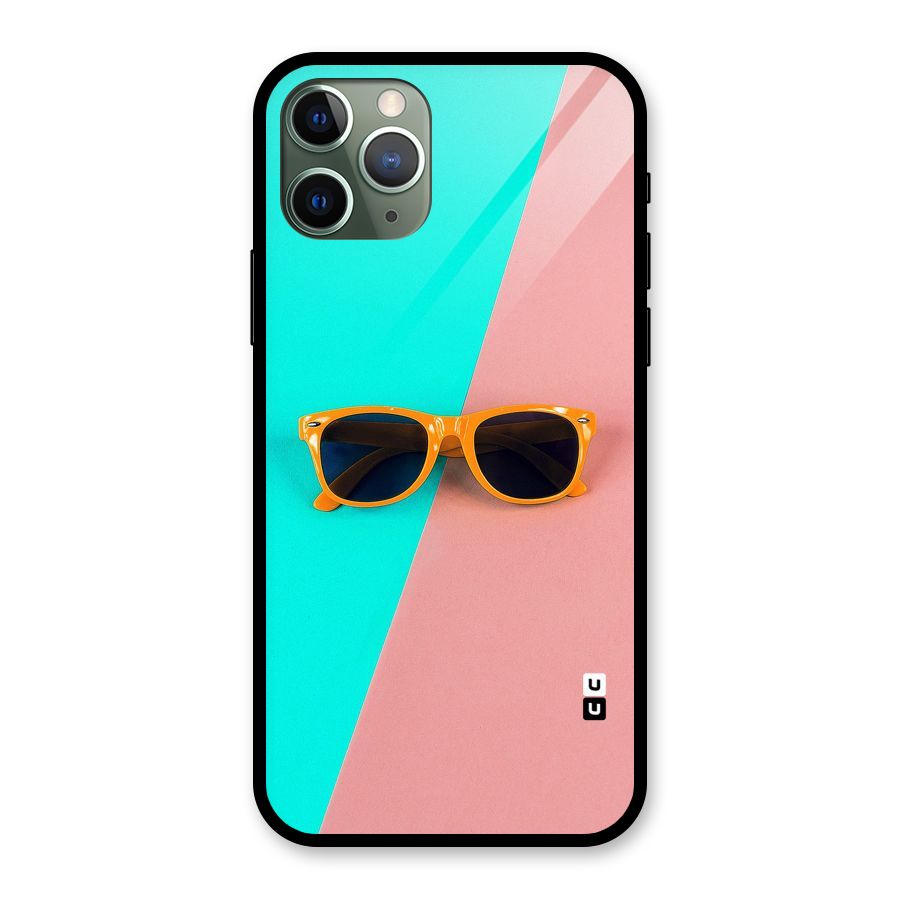Minimal Glasses Glass Back Case for iPhone 11 Pro