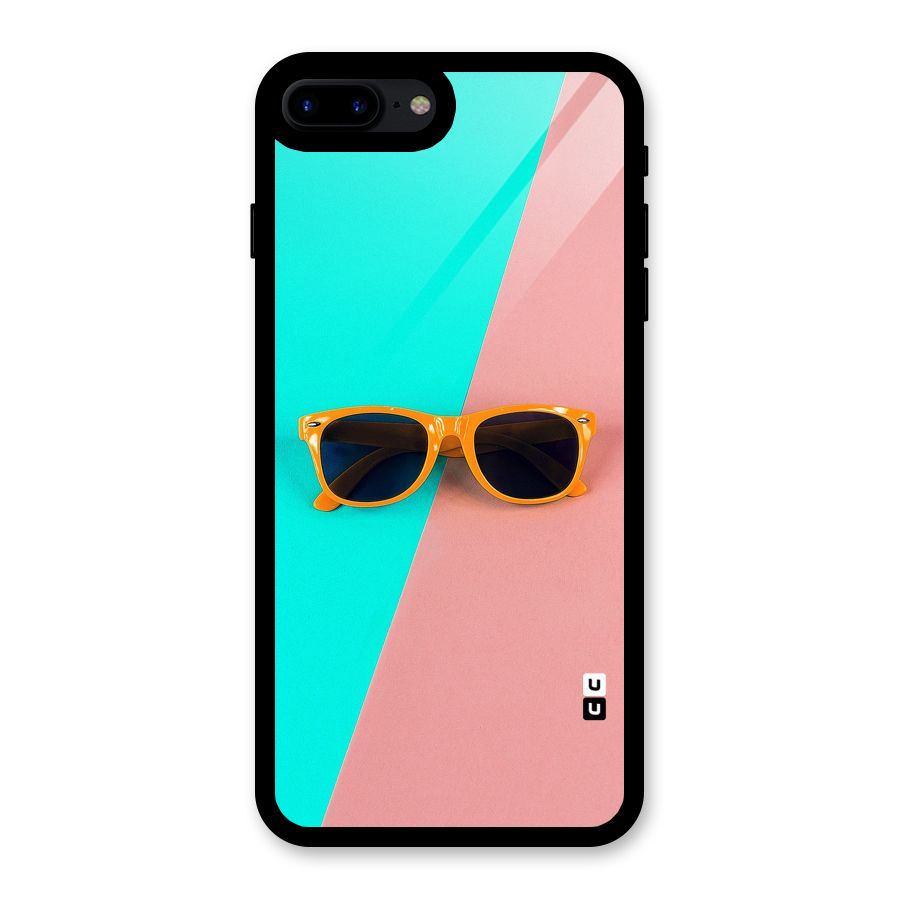 Minimal Glasses Glass Back Case for iPhone 8 Plus
