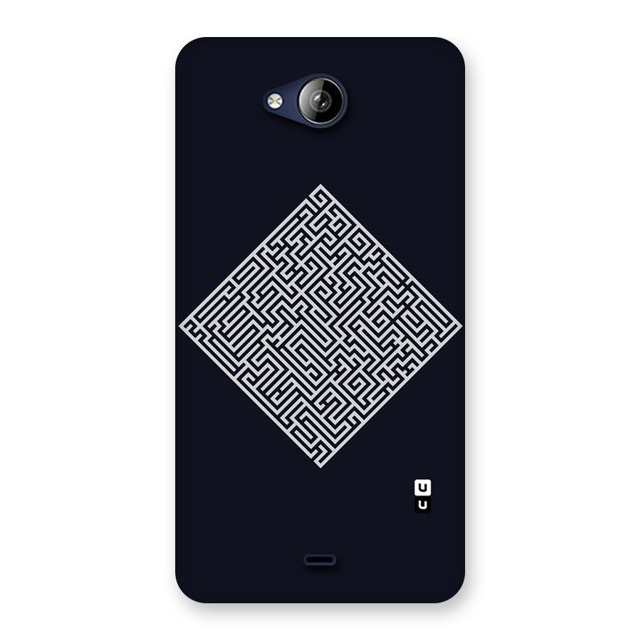 Minimal Maze Pattern Back Case for Canvas Play Q355