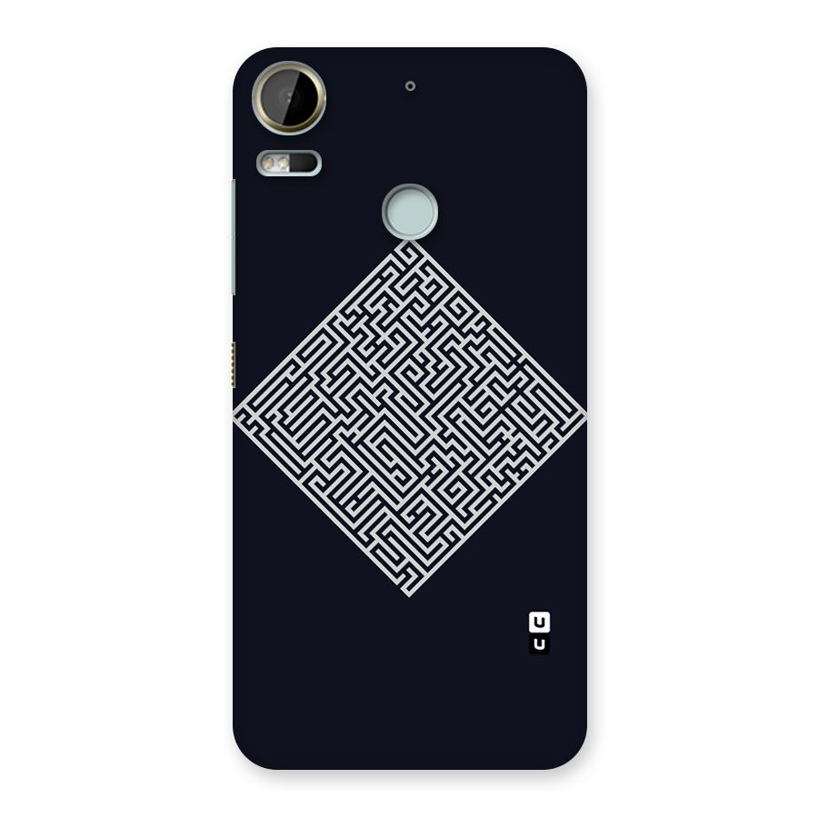 Minimal Maze Pattern Back Case for Desire 10 Pro