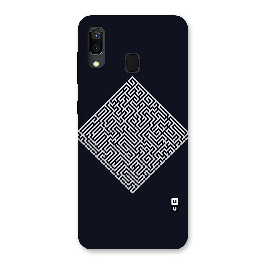 Minimal Maze Pattern Back Case for Galaxy A30