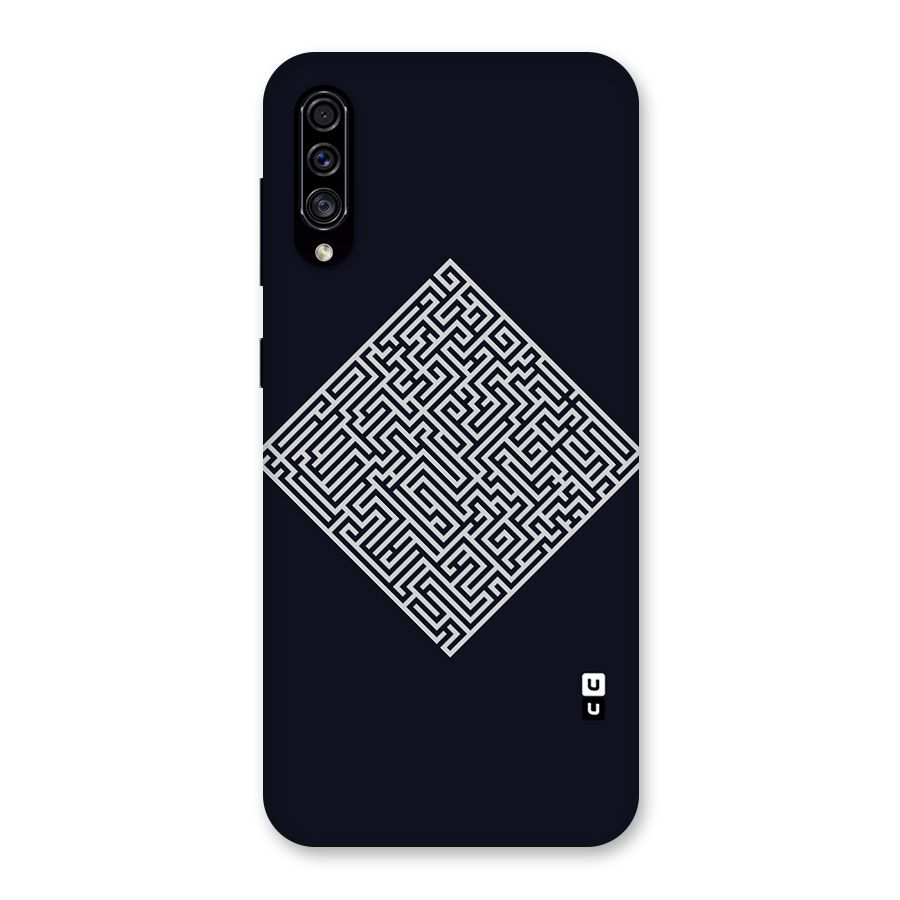 Minimal Maze Pattern Back Case for Galaxy A30s