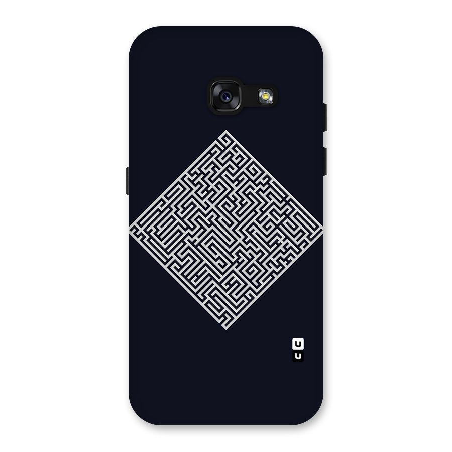 Minimal Maze Pattern Back Case for Galaxy A3 (2017)
