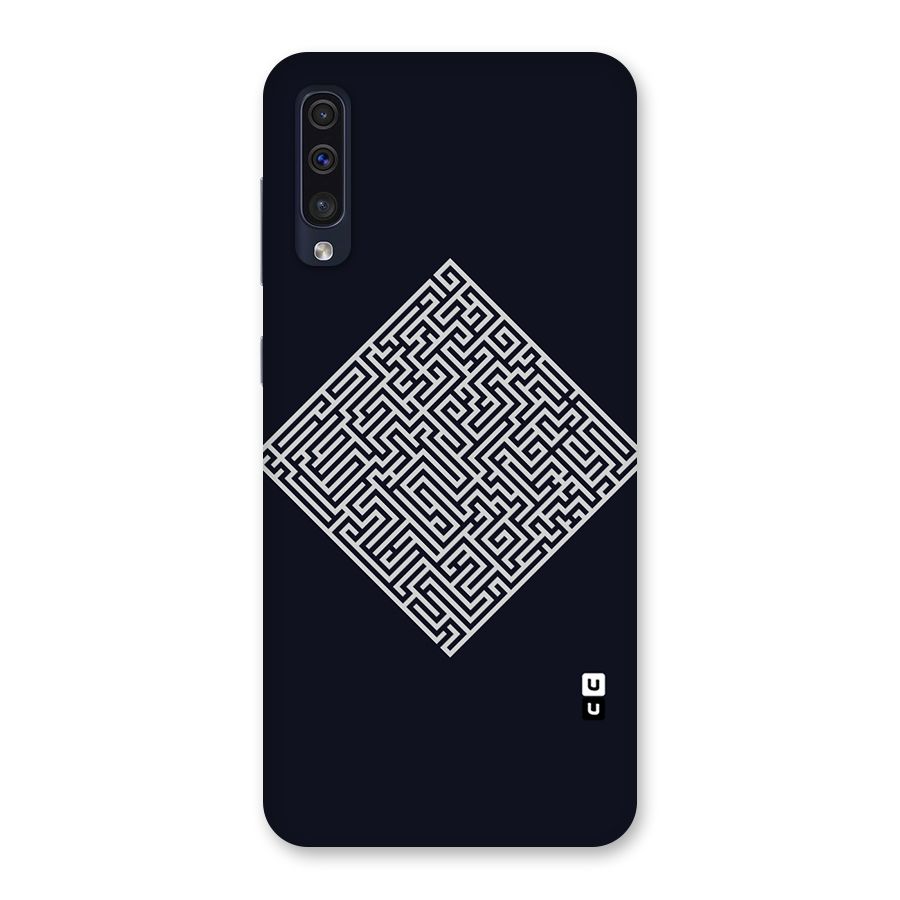 Minimal Maze Pattern Back Case for Galaxy A50