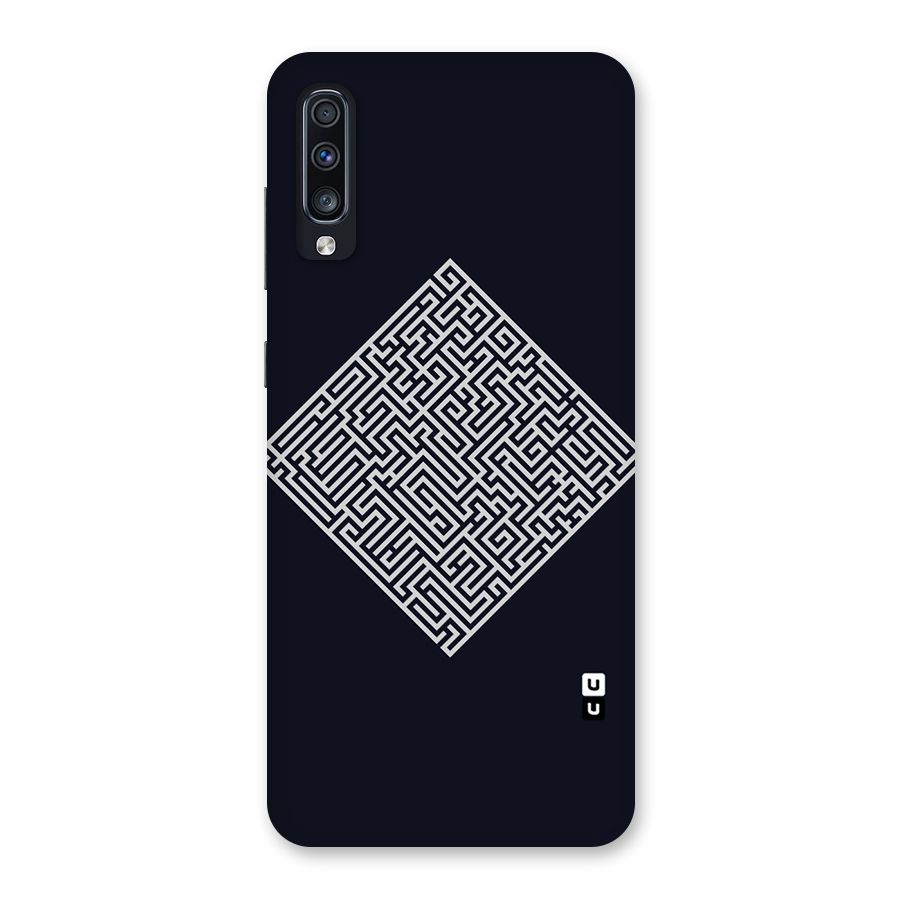 Minimal Maze Pattern Back Case for Galaxy A70