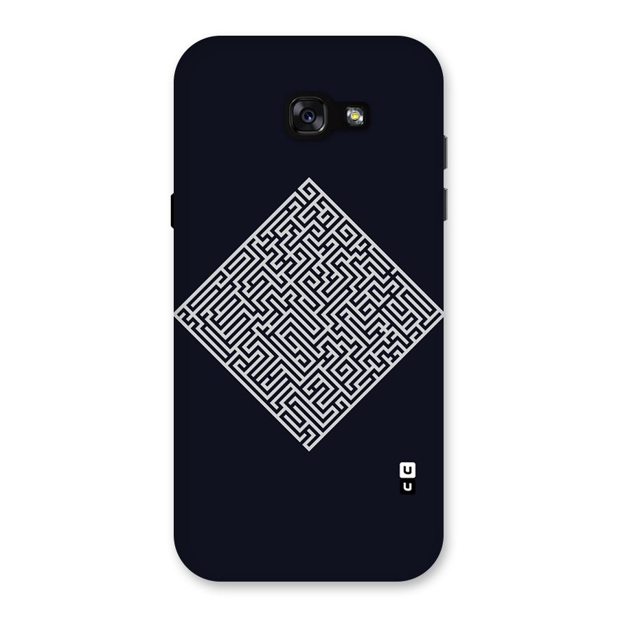 Minimal Maze Pattern Back Case for Galaxy A7 (2017)