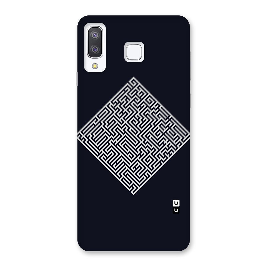 Minimal Maze Pattern Back Case for Galaxy A8 Star